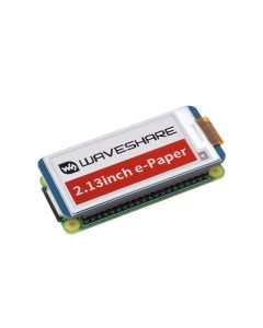 Waveshare: E-Paper LCD HAT for Raspberry Pi 2.13inch, Red/Black/White, SPI 250x122 - 13448