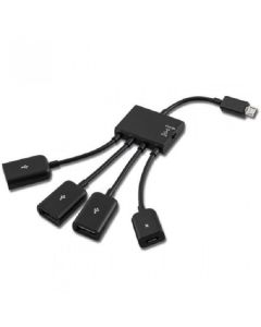  4 Port (3 USB + 1 Micro USB) OTG/Charge 