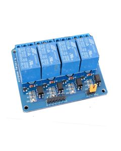 4-Channel Opto Isolated Relay Board (5V 10A)