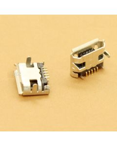 MicroUSB Board Connector 5Pin with Through Hole Support Legs