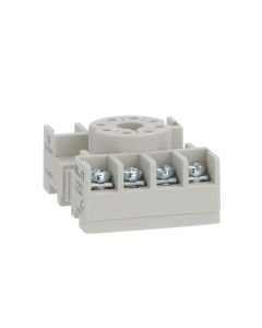 Schneider: 8 Pin General Purpose Relay Socket DPDT - 70-464-1