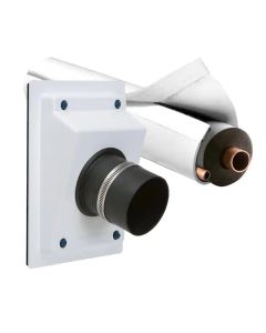 Airex: Titan GS30 White 1/2" Wall Outlet and Insulation w/ White 6ft E-Flex Guard - TGS-650W72EW - MD-02122| InStock.PK