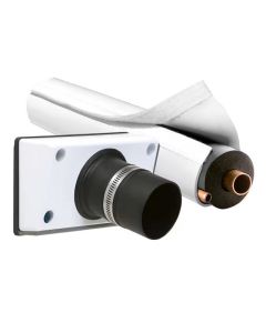 Airex: Titan GS30 White 3/4" Wall Outlet and Insulation w/ White 6ft E-Flex Guard - TGS-675W72CW - MD-02120| InStock.PK