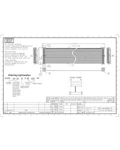 Ribben Cable with Header 100P Same Direction 1.27mm Pitch