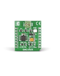MikroE: Data Conversion IC Development Board DAC Click - MIKROE-950