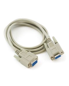 Serial Cable DB9, Female/Female, 6 ft - Straight-Through
