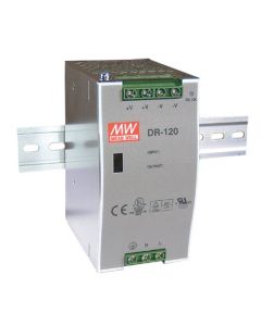 Mean Well - DR-120-12 - AC/DC DIN Rail Power Supply (PSU) 120W, 12VDC, 10A 