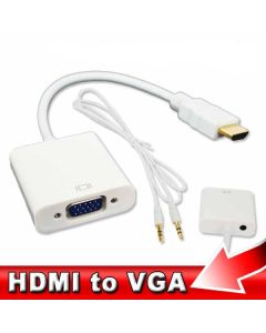 HDMI to VGA Converter with 3.5mm Audio Jack For RPI 3
