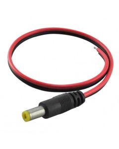 DC Male Power Supply Jack Connector with Wire 5.5mm x 2.1mm - CN-02118| InStock.PK