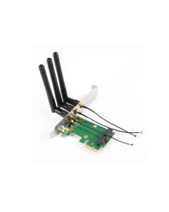 Mini PCI-E Express To PCI-E Wireless Adapter (3 Antennas)