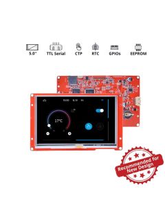 Nextion: Intelligent Series HMI Capactive Touch IPS 5" Display Screen - NX8048P050-011C