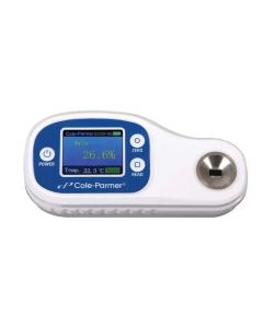 Cole-Parmer: Digital Refractometer, 0 - 85% Brix, 1.3330 - 1.5100 RI - EW-81150-55