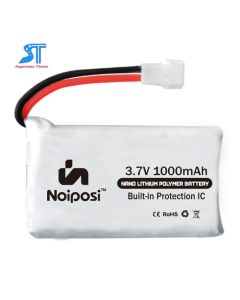 Noiposi - High Discharge Lipo Battery 3.7v 1000mah 20C 5 Pcs with X6 Charger for Quadcopter