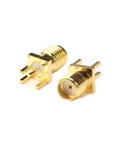 SMA Female Coax RF Straight PCB Connector Jack  - CN-02077| InStock.PK