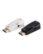 Mini HDMI To VGA Male To Female Converter With Audio Jack