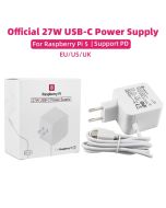 Raspberry Pi 5: Official 27W 5.1V 5A USB-C Power Supply - SC1153 - MD-02208| InStock.PK