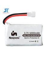 Noiposi - High Discharge Lipo Battery 3.7v 1000mah 20C 5 Pcs with X6 Charger for Quadcopter