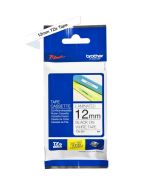 Brother: Genuine Labelling Tape Cassette – Black on White, 12mm, 8M - TZe-231