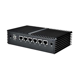 Qotom: Q550G6-8G128G, Fanless Mini PC Firewall Appliance AES-NI Soft Router – Core i5-6300U, 8GB, 128GB SSD, 6x 1G LAN