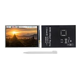 MHS: Color Touch TFT LCD Screen 3.5" 480x320 with Fan Connector For Raspberry Pi 