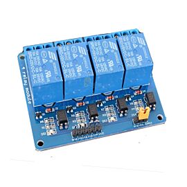 4-Channel Opto Isolated Relay Board (5V 10A)
