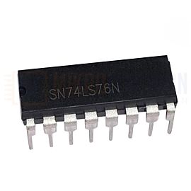 Texas Instruments - Dual JK Fliplflop Positive Edge Triggered Flip Flop With Preset Clear SN74LS76N