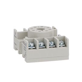 Schneider: 8 Pin General Purpose Relay Socket DPDT - 70-464-1