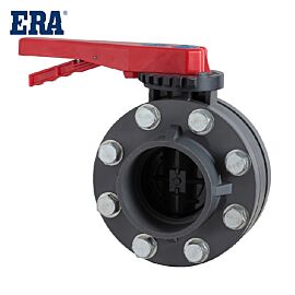ERA: Plastic PVC Butterfly Valve with Flange 4" PN10 - DN100-4" UBV02 - MD-02193| InStock.PK