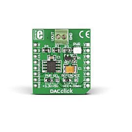 MikroE: Data Conversion IC Development Board DAC Click - MIKROE-950