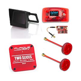 FuriousFPV: Long Range  2.4GHz Video Communication Kit With Transmitter/Receiver/Monitor - (Refurbished) - MD-02260| InStock.PK