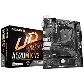 GIGABYTE: A520M K V2 AM4 Micro-ATX Motherboard | AMD A520 - A520M KV2