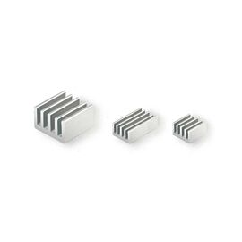 PiShop: Aluminum Heatsink for Raspberry Pi 4B/5B (3-Pack) - 1723