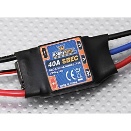 HobbyKing Brushless Speed Controller ESC-40A