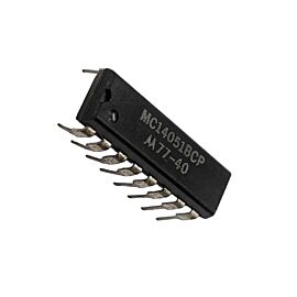Motorola: MC14051BCP Analog Multiplexer / Demultiplexer IC (8-Channel, PDIP-16) - MD-02336| InStock.PK