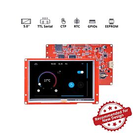 Nextion: Intelligent Series HMI Resistive Touch IPS 5" Display Screen - NX8048P050-011R 