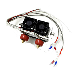 Double Head for 3D Printer With Nozzle Extruder(0.4mm)