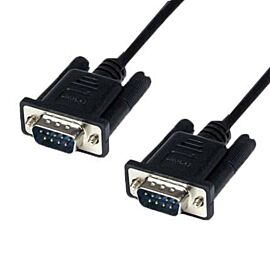 Delta: Male DB9 to Male DB9 Connector Cable 3 Meter for PLC/HMI - UC-MS030-04A