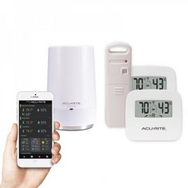 AcuRite - Temperature & Humidity Smart Home Environment System with My AcuRite and 3 Sensors