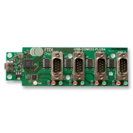 FTDI: USB Hi-Speed to RS232 Serial Converter Assembly with 4 DB9 Ports, uses FT4232H - USB-COM232-PLUS4