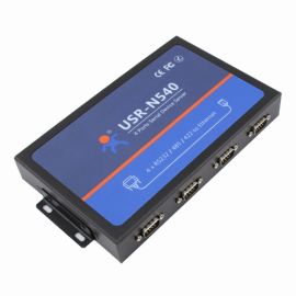 USR_IoT - 4 Port RS232/RS485/RS422 to Ethernet Server | Modbus RTU to Modbus TCP USR-N540