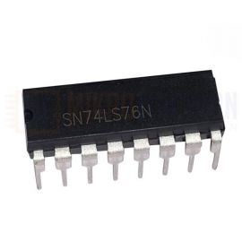 Texas Instruments - Dual JK Fliplflop Positive Edge Triggered Flip Flop With Preset Clear SN74LS76N