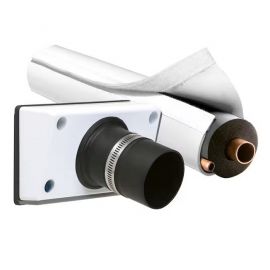 Airex: Titan GS30 White 3/4" Wall Outlet and Insulation w/ White 6ft E-Flex Guard - TGS-675W72CW - MD-02120| InStock.PK