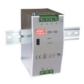 Mean Well - DR-120-12 - AC/DC DIN Rail Power Supply (PSU) 120W, 12VDC, 10A