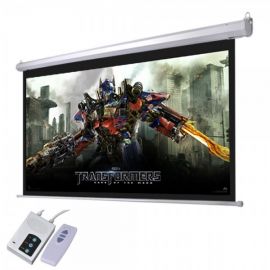 Electric Wall-Mounted Multimedia Screen 120'' (6Ft x 8Ft) With Remote Control
