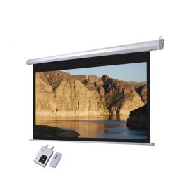 Electric Wall-Mounted Multimedia Screen 150'' (8Ft x 10Ft) with Remote Control