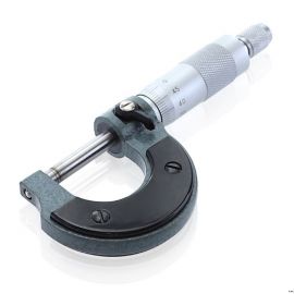 Industrial Metal Outside Micrometer Screw Guage, 0-25mm, Resolution 0.01m - GB/T1216-1985