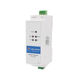 USRIoT: DIN-Rail Mount RS485 to Ethernet Converter - USR-DR302 - MD-02232| InStock.PK