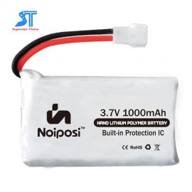 Noiposi - High Discharge Lipo Battery 3.7v 1000mah 20C 5 Pcs with X6 Charger for Quadcopter