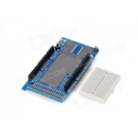 Arduino Mega Prototype Shield V3 with Mini Breadboard
