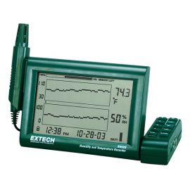 Extech: Humidity Temperature Chart Recorder with Detachable Probe RH-520A